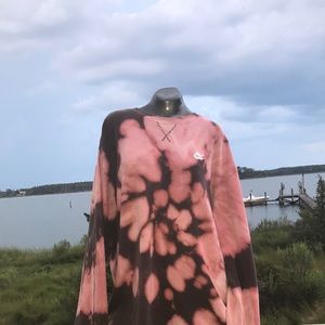 Bleach Tie Dye Nike Crewneck